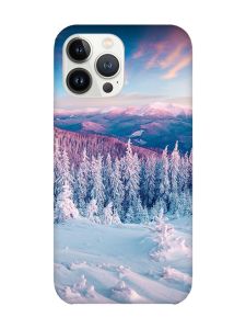 Магнітний чохол на iPhone 14 Pro із підтримкою MagSafe :: Зимові гори (принт 163)