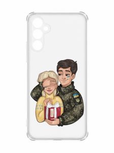 Чохол з потовщеними кутами на Samsung Galaxy A34 5G :: Подарунок Перемога (патріотичний принт 178)