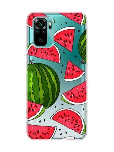 Прозорий чохол на Xiaomi Redmi Note 10 / Note 10s  :: Кавуни (принт 341)
