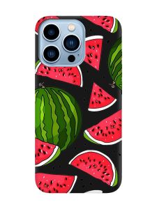 Матовий чорний чохол на Apple iPhone 13 Pro Max :: Кавуни (принт 341)