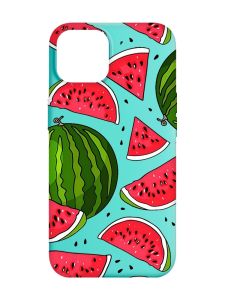 Матовий бірюзовий чохол на Apple iPhone 14 :: Кавуни (принт 341)