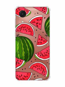 Чохол з потовщеними кутами на Samsung Galaxy A03 Core/A032 :: Кавуни (принт 341)