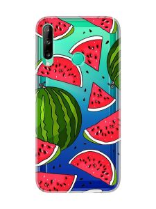 Прозорий чохол для Huawei P40 lite E / Y7p  :: Кавуни (принт 341)