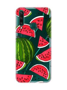 Прозорий чохол на Huawei Y6p :: Кавуни (принт 341)