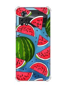 Чохол з потовщеними кутами на Xiaomi Poco X4 Pro 5G :: Кавуни (принт 341)