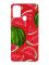 Матовий червоний чохол на Samsung Galaxy M30s/M21 :: Кавуни (принт 341)
