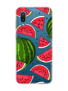 Прозорий чохол на Samsung Galaxy A02/A022 (2021) :: Кавуни (принт 341)