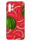 Матовий червоний чохол на Samsung A13 4G :: Кавуни (принт 341)
