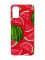 Матовий червоний чохол на Xiaomi Redmi Note 11 4G :: Кавуни (принт 341)