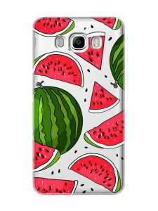 Прозорий чохол на Samsung Galaxy J7(2016) J710 :: Кавуни (принт 341)