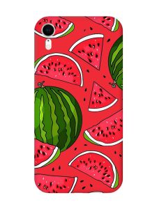 Матовий червоний чохол на Apple iPhone XR :: Кавуни (принт 341)