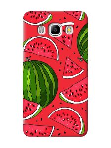 Матовий червоний чохол на Samsung Galaxy J5 (2016) J510 :: Кавуни (принт 341)