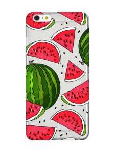 Прозорий чохол на iPhone 6+/6 Plus :: Кавуни (принт 341)