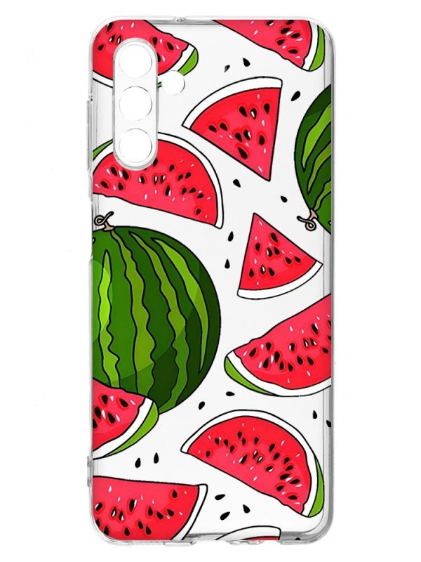 Прозорий чохол на Samsung A04s/A13 5G :: Кавуни (принт 341)