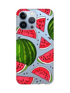 Прозорий чохол на Apple iPhone 13 Pro :: Кавуни (принт 341)