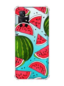 Чохол з потовщеними кутами на Xiaomi Redmi Note 11 4G :: Кавуни (принт 341)