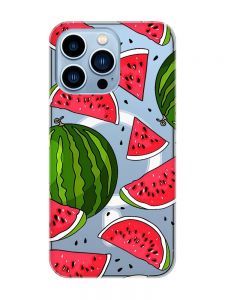 Магнітний чохол на iPhone 13 Pro Max із підтримкою MagSafe :: Кавуни (принт 341)