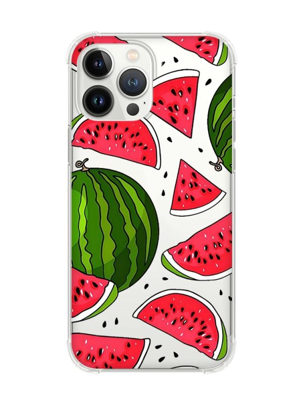 Чохол із потовщеними кутами на iPhone 14 Pro Max :: Кавуни (принт 341)