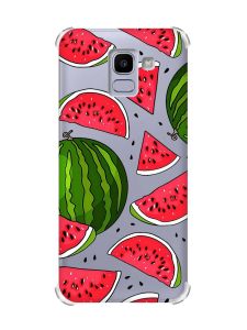 Чохол із потовщеними кутами на Samsung Galaxy J6 (2018) J600F :: Кавуни (принт 341)