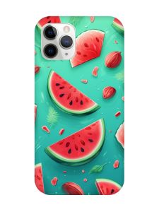 Магнітний чохол на iPhone 11 Pro Max із підтримкою MagSafe :: Скибки кавуна (принт 340)