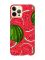 Матовий червоний чохол на Apple iPhone 12 Pro Max :: Кавуни (принт 341)