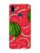 Матовий червоний чохол на Samsung Galaxy A10s (A107) :: Кавуни (принт 341)