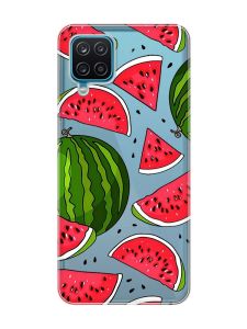 Прозорий чохол на Samsung Galaxy A12 4G :: Кавуни (принт 341)