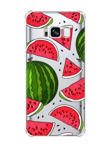 Чохол з потовщеними кутами на Samsung Galaxy S8 :: Кавуни (принт 341)