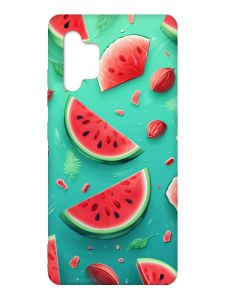 Чохол з червоними боками на Samsung Galaxy A32 :: Скибки кавуна (принт 340)