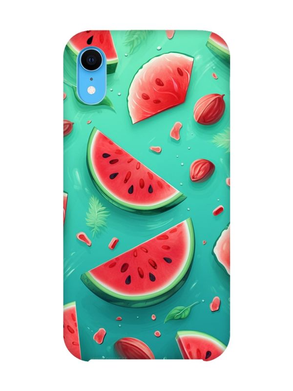Чохол на iPhone XR :: Скибки кавуна (принт 340)