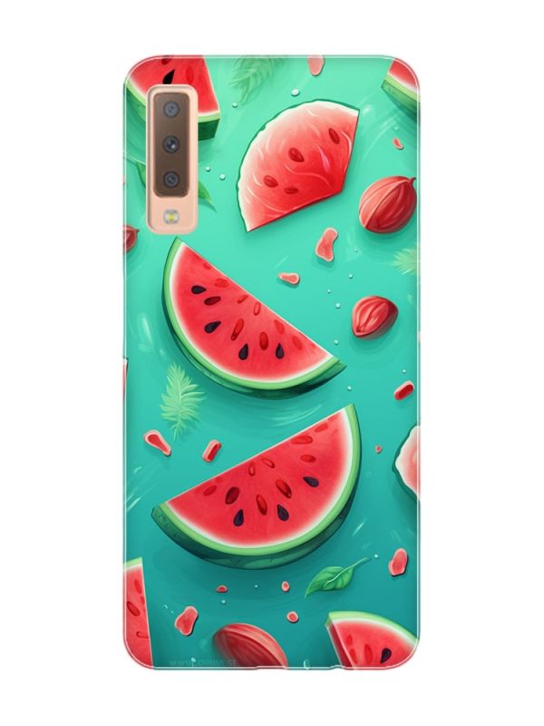 Чохол на Samsung Galaxy A7(2018) A750 :: Скибки кавуна (принт 340)