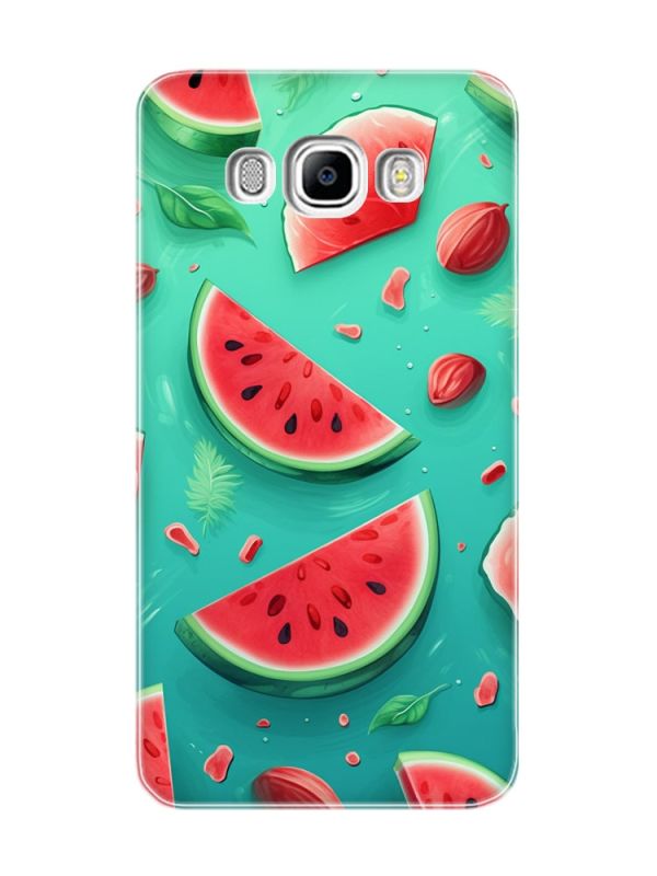 Чохол на Samsung Galaxy J7(2016) J710 :: Скибки кавуна (принт 340)