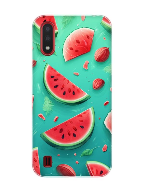 Чохол для Samsung Galaxy A01 :: Скибки кавуна (принт 340)