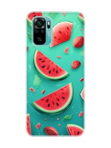 Чохол на Xiaomi Redmi Note 10 / Note 10s  :: Скибки кавуна (принт 340)