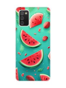 Чохол для Samsung Galaxy A02s :: Скибки кавуна (принт 340)