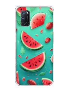 Чохол з потовщеними кутами на Oppo A52/A72/A92 :: Скибки кавуна (принт 340)