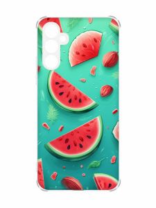 Чохол з потовщеними кутами на Samsung Galaxy A34 5G :: Скибки кавуна (принт 340)
