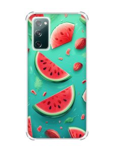 Чохол з потовщеними кутами на Galaxy S20 FE :: Скибки кавуна (принт 340)