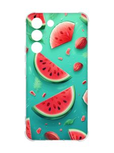 Чохол із потовщеними кутами на Samsung Galaxy S22 :: Скибки кавуна (принт 340)