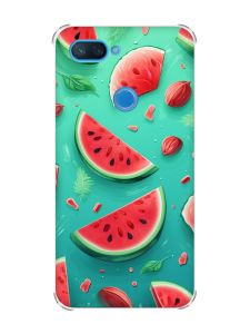 Чохол із потовщеними кутами на Xiaomi Mi 8 Lite :: Скибки кавуна (принт 340)