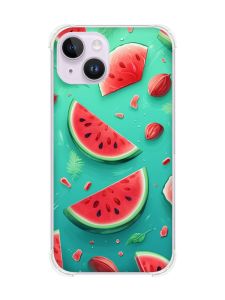Чохол із потовщеними кутами на iPhone 14 :: Скибки кавуна (принт 340)