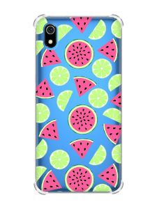 Чохол з потовщеними кутами для Xiaomi Redmi 7A :: Кавуни и лайм (принт 345)
