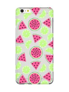 Прозорий чохол на iPhone 6+/6 Plus :: Кавуни и лайм (принт 345)