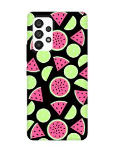 Матовий чорний чохол на Samsung Galaxy A53 4G/5G :: Кавуни и лайм (принт 345)