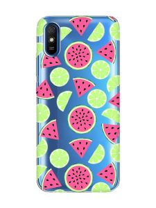 Прозорий чохол на Xiaomi Redmi 9A  :: Кавуни и лайм (принт 345)