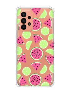 Чохол з потовщеними кутами на Samsung Galaxy A23 :: Кавуни и лайм (принт 345)