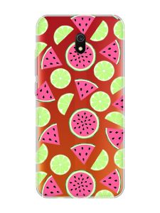 Прозорий чохол на Xiaomi Redmi 8A :: Кавуни и лайм (принт 345)