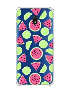 Чохол з потовщеними кутами на Xiaomi Redmi 8A :: Кавуни и лайм (принт 345)