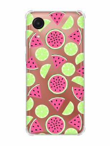 Чохол з потовщеними кутами на Samsung Galaxy A03 Core/A032 :: Кавуни и лайм (принт 345)