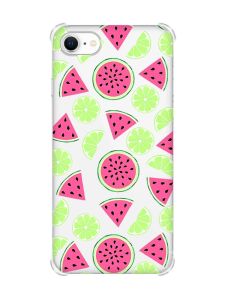 Чохол з потовщеними кутами на iPhone 7/ 7s/ 8/ 8s :: Кавуни и лайм (принт 345)